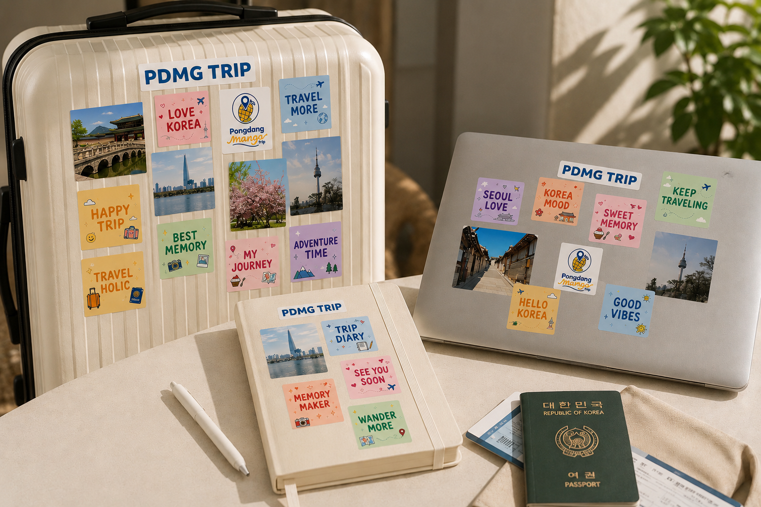 PDMG TRIP 스티커 - 레터링 스티커 24종 pdmg trip 스티커